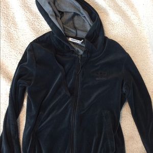 Velvet adidas jacket